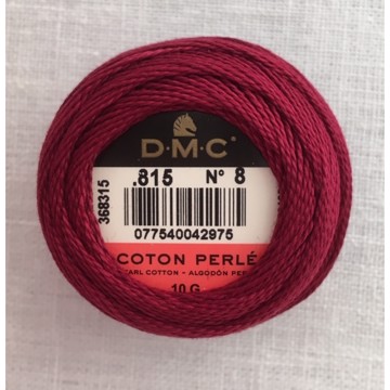 Perlegarn nr. 8 - Col 815 Metallic Black Cherry